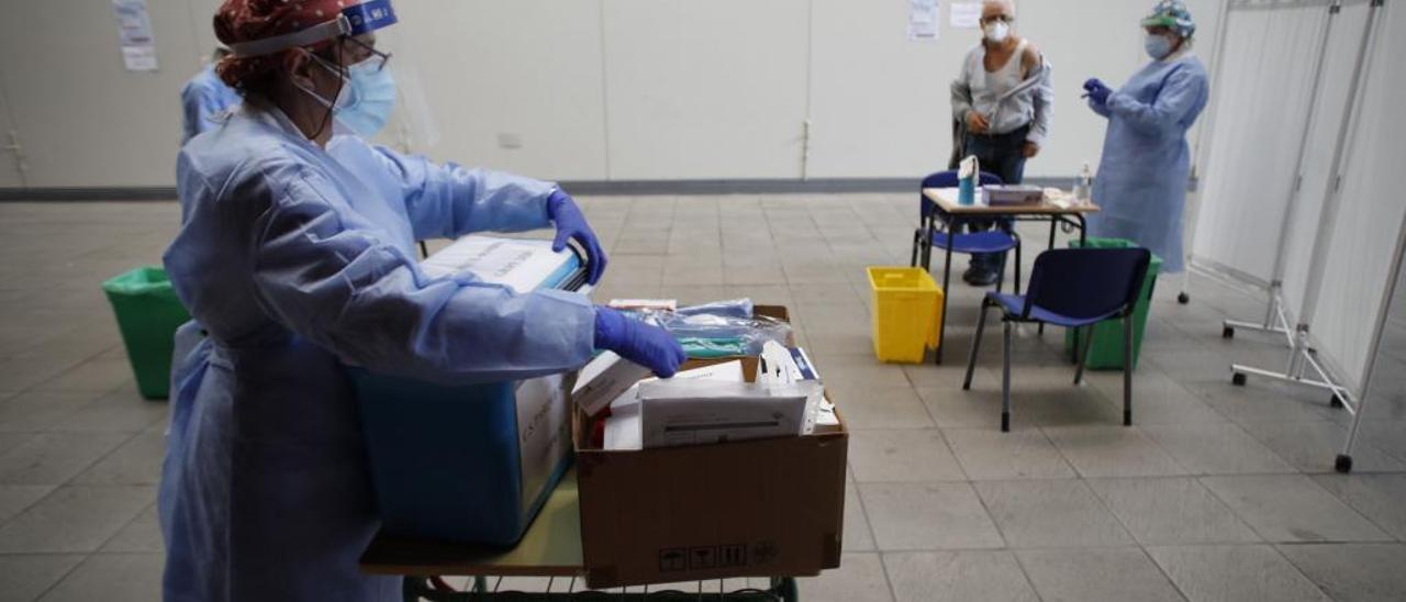 Campaña de vacunación contra la gripe en Asturias.