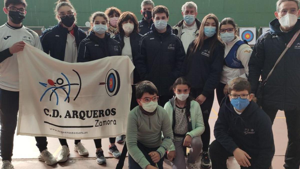 El equipo zamorano que compitió en Valladolid. | CDAZ