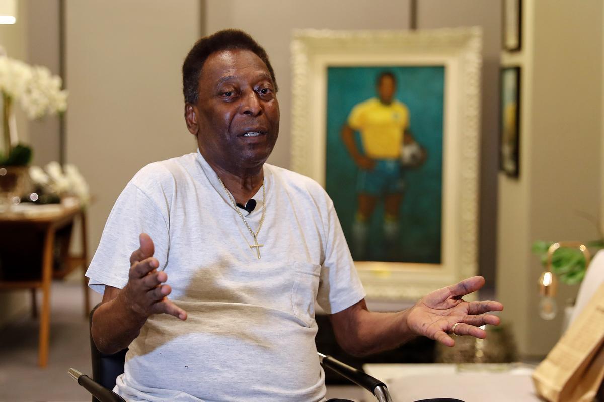 El exfutbolista brasileño Edson Arantes do Nascimento, Pelé, en una fotografía de archivo. EFE/Sebastiao Moreira