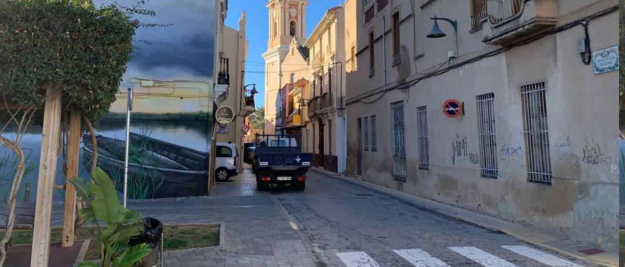 Calle Església, en el barrio de Barraques. | A.C.