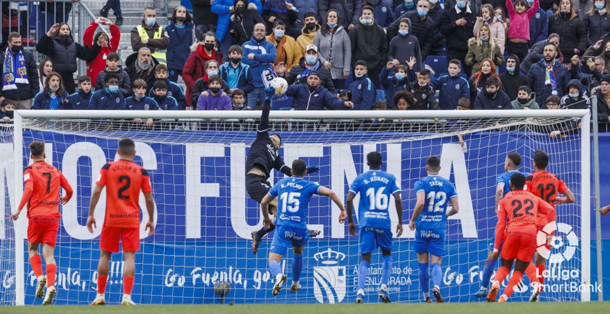 Las imágenes del Fuenlabrada - Málaga CF de LaLiga SmartBank