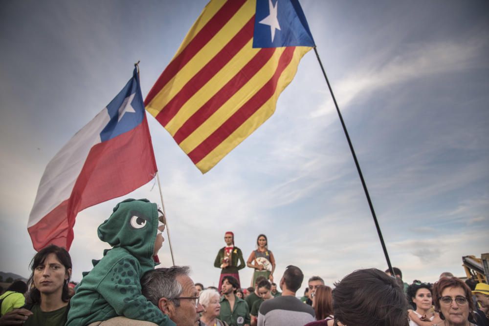 Sant Cugat porta la seva festa a Lledoners per estar al costat de Raül Romeva