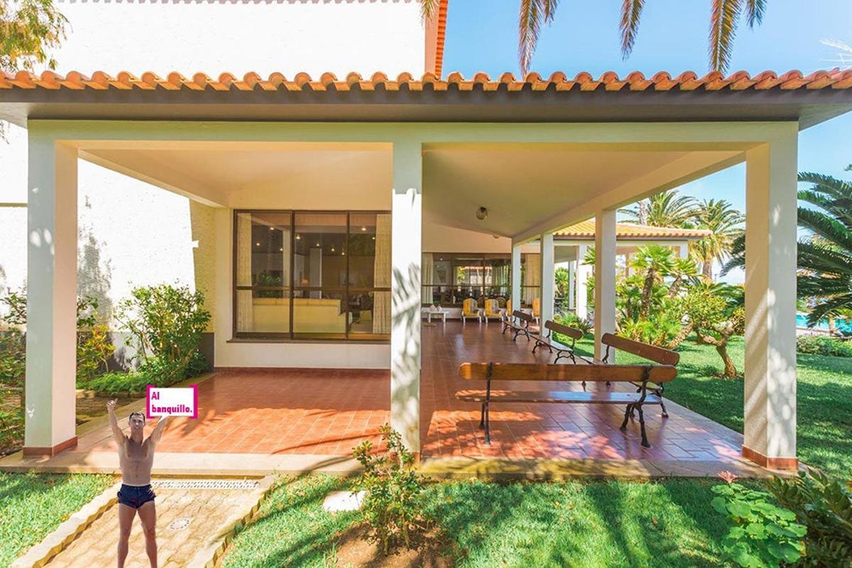 La casa de Cristiano Ronaldo y su familia durante la cuarentena: exterior