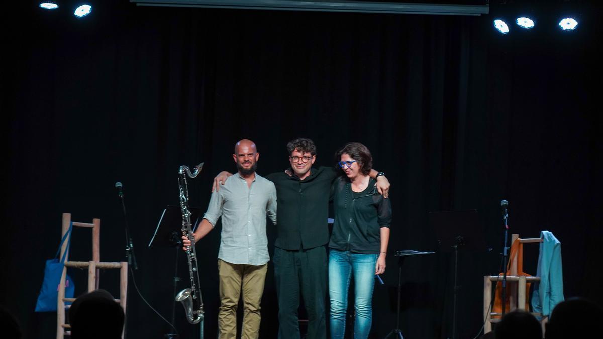 Los protagonistas del "Recordant a Piera" en la primera jornada del Potries Music Fest