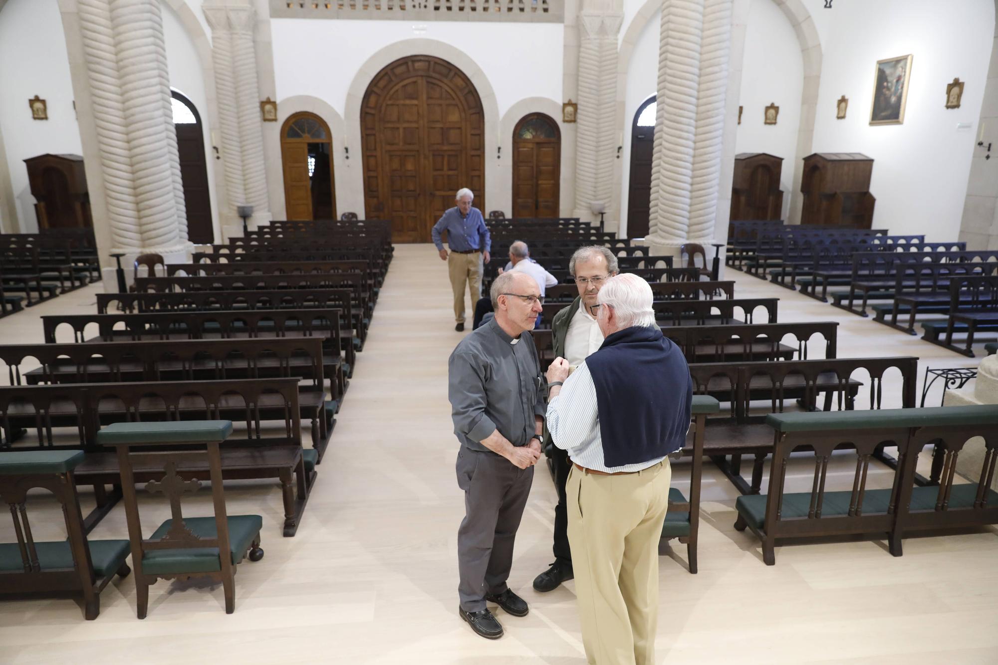 En imágenes: así ha quedado la reforma de la iglesia de San Julián de Somió