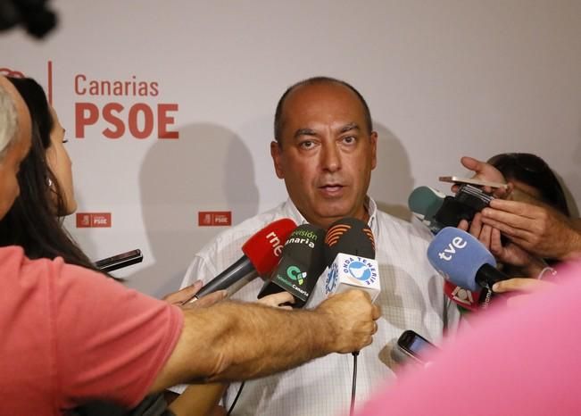 Delia Padrón Comisión Ejecutiva Regional del PSOE de Canarias , Miguel Ángel Pérez ,  Patricia Hernández y Julio Cruz entre otros