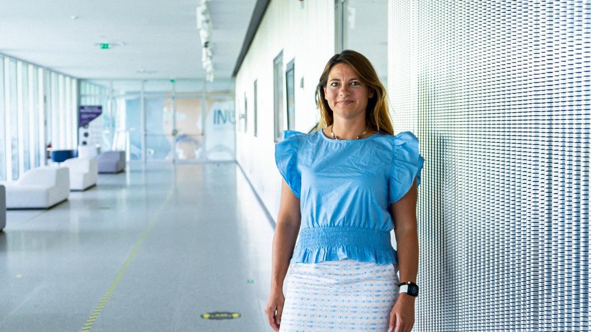 La investigadora del INL Jana Nieder.