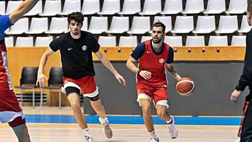 Barral, en l&#039;entrenament d&#039;ahir.