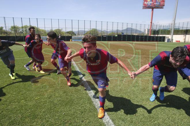 El FC Barcelona cadete, campeón de liga