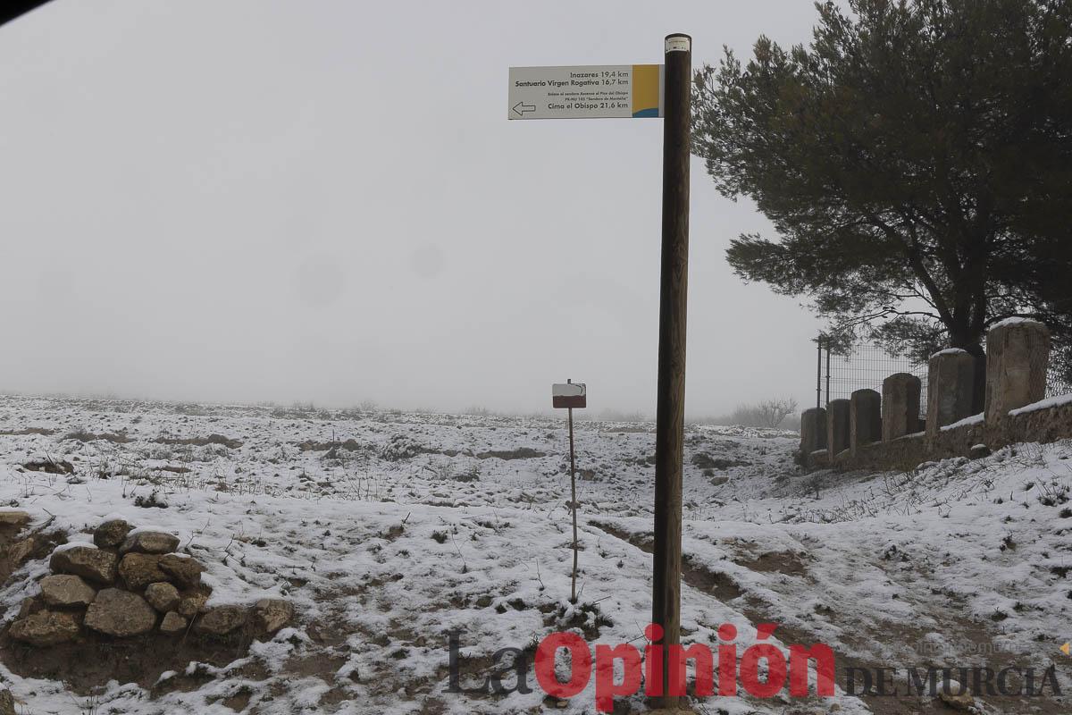Descubre la última nevada del invierno en las proximidades de Revolcadores en Moratalla