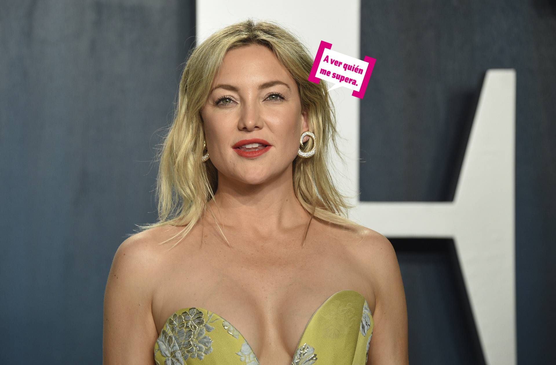 Kate Hudson con bocadillo 'A ver quién me supera'