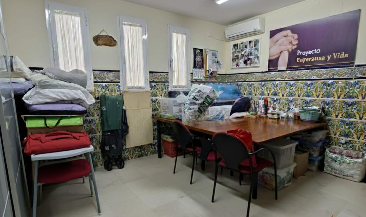 Sala de la hermandad donde se gestiona el proyecto.