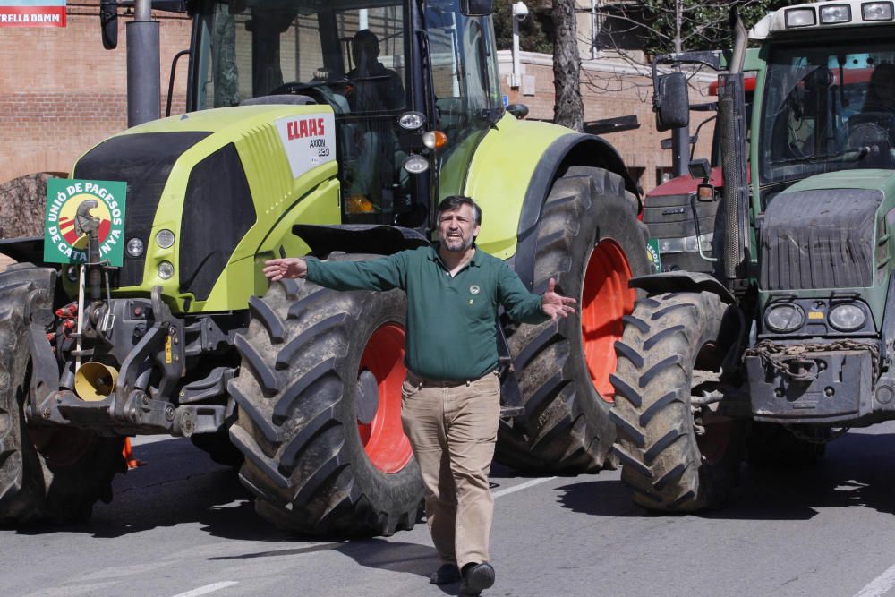 Tractorada a Girona per reclamar millores en la PAC