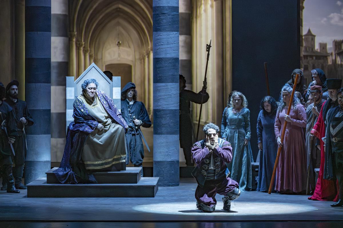 Ensayo general de Simón Boccanegra, tercer título de la 59º temporada de ópera de Las Palmas de Gran Canaria