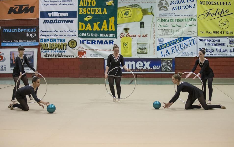 Exhibición de la Escuela de gimnasia rítmica