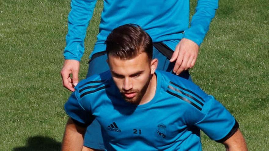 Mayoral, en un entrenamiento del Real Madrid.