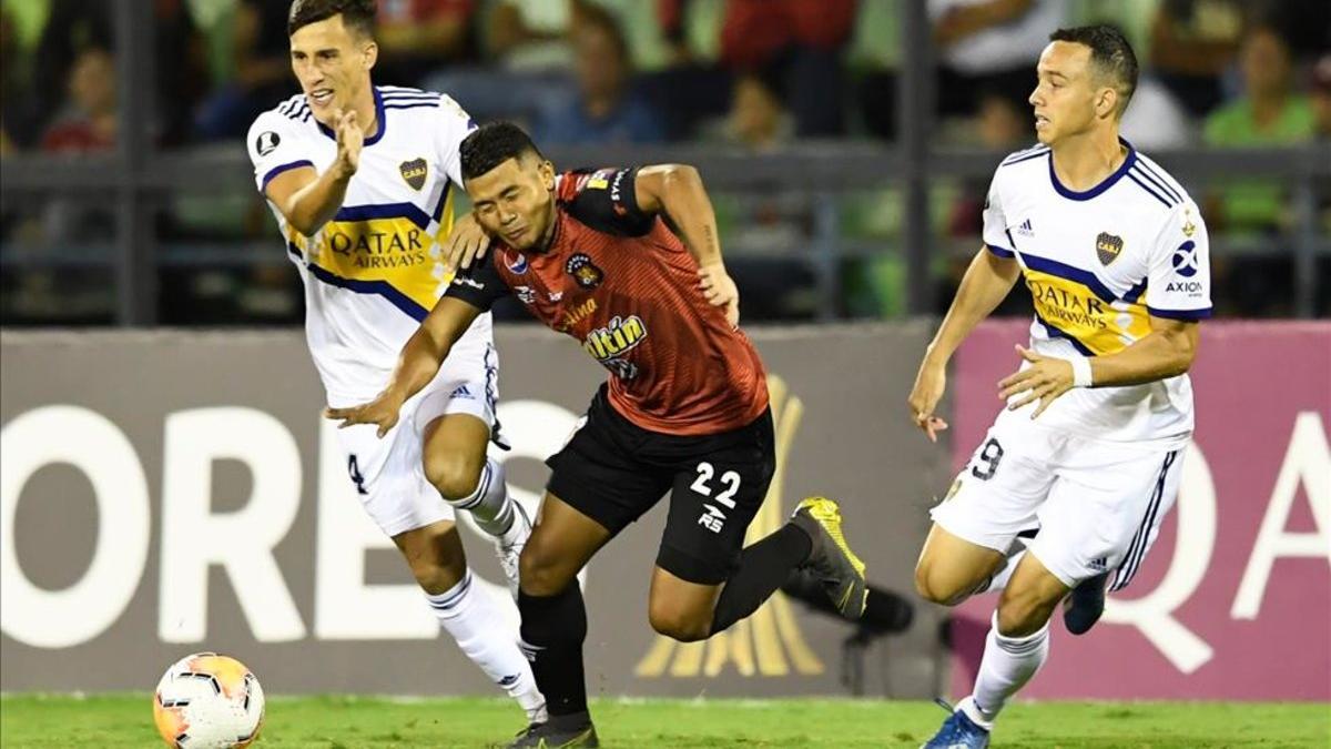 Boca Juniors y Caracas se enfrentaron por el grupo H de la Copa Libertadores