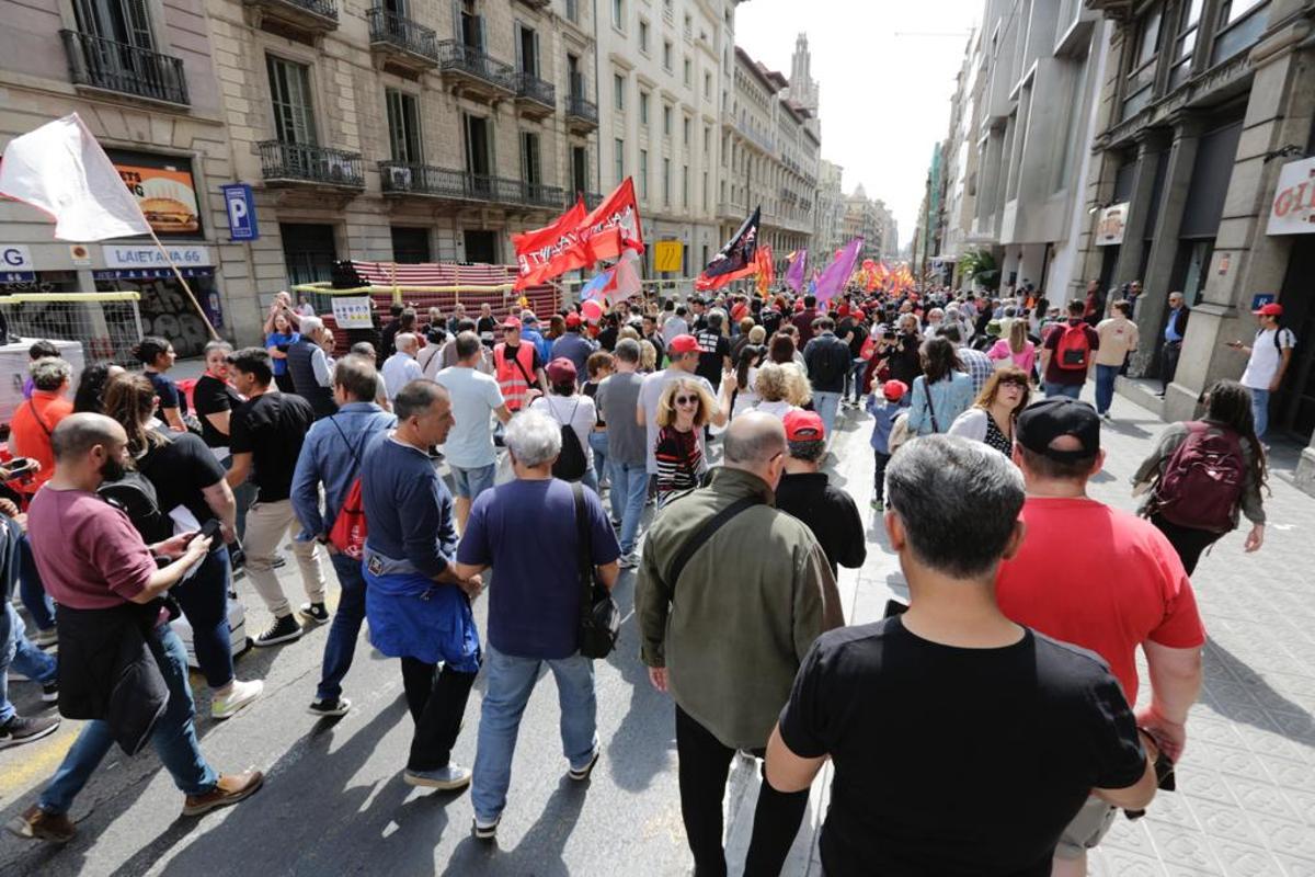 Primero de Mayo en Barcelona