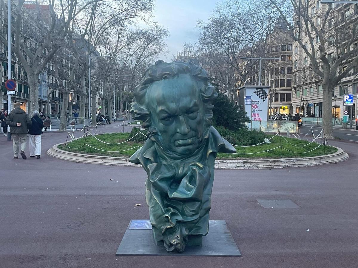 "Es hora de que la escultura de Goya encuentre un lugar fijo en nuestras calles"