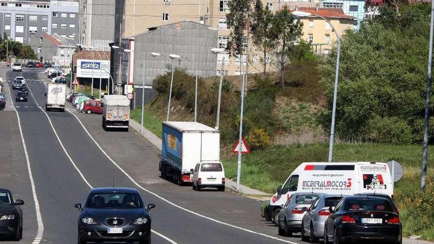 Vista de la zona de este desarrollo, en la avenida de Pontevedra. // Bernabé/Cris M.V.