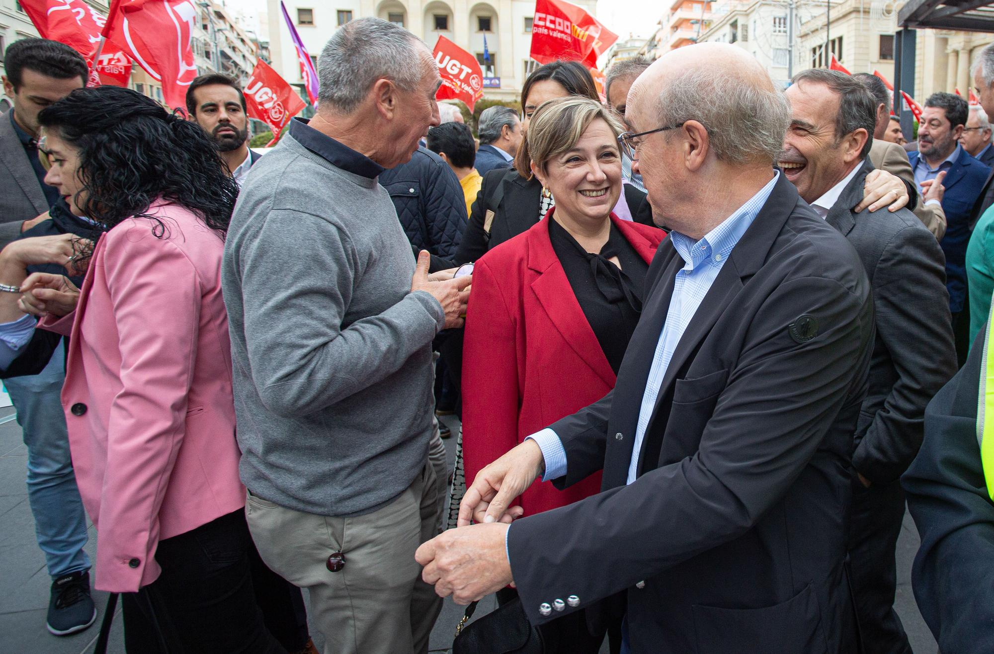 Concentración para reclamar una financiación justa para la provincia de Alicante