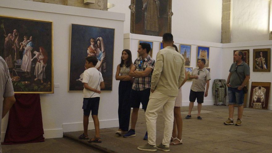 Pinturas y pirograbados unidos en la Encarnación