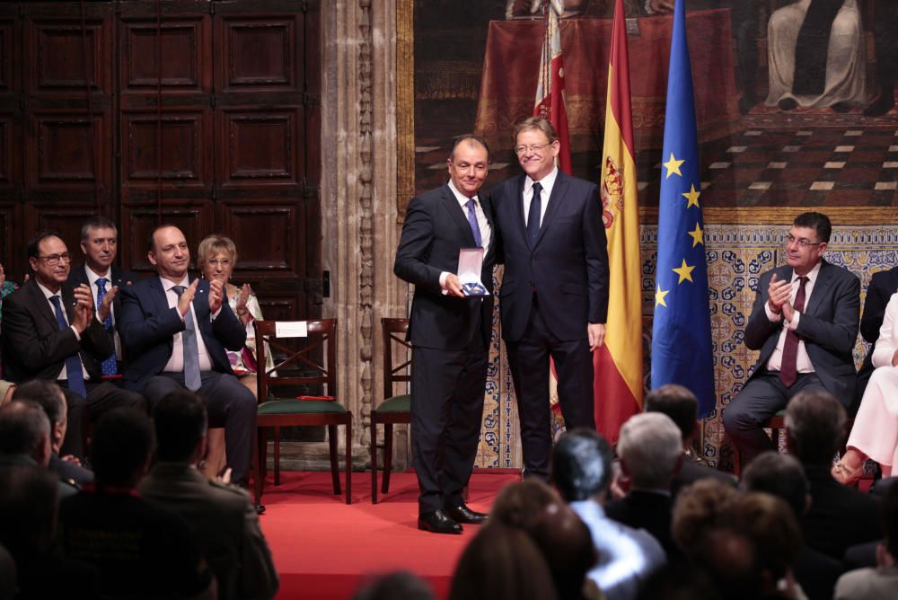 Acto institucional por el 9 d'Octubre en el Palau de la Generalitat