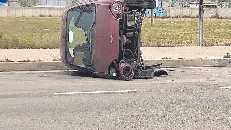 Otra muestra del vandalismo imperante.