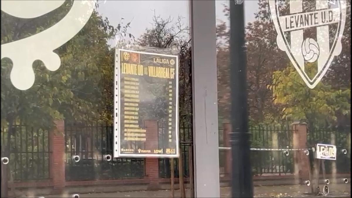 Se suspende el Levante - Villarreal por la Alerta Roja de la Borrasca Emilia