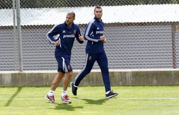 Imágenes del entrenamiento del Real Zaragoza