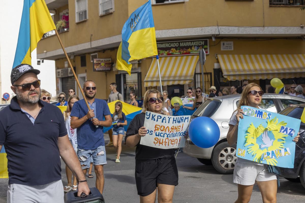 La comunidad ucraniana de Torrevieja celebra el día de la independencia