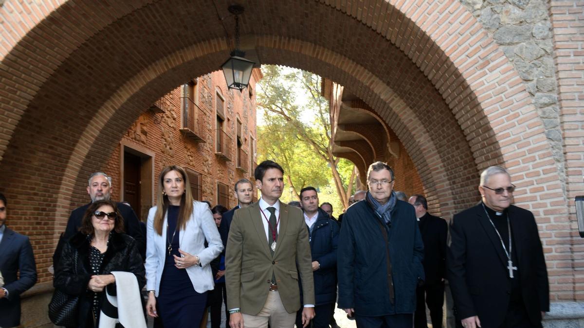 Presentación de los actos por el centenario de la coronación de la Fuensanta este lunes en el Santuario.