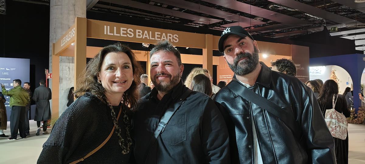 Cati Mateu, Toni Bustamante y Raul Sánchez.