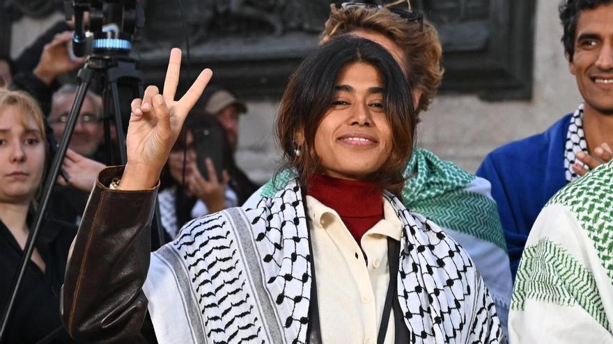 Detenida en Francia la eurodiputada de origen palestino Rima Hassan por supuesta "apología del terrorismo"