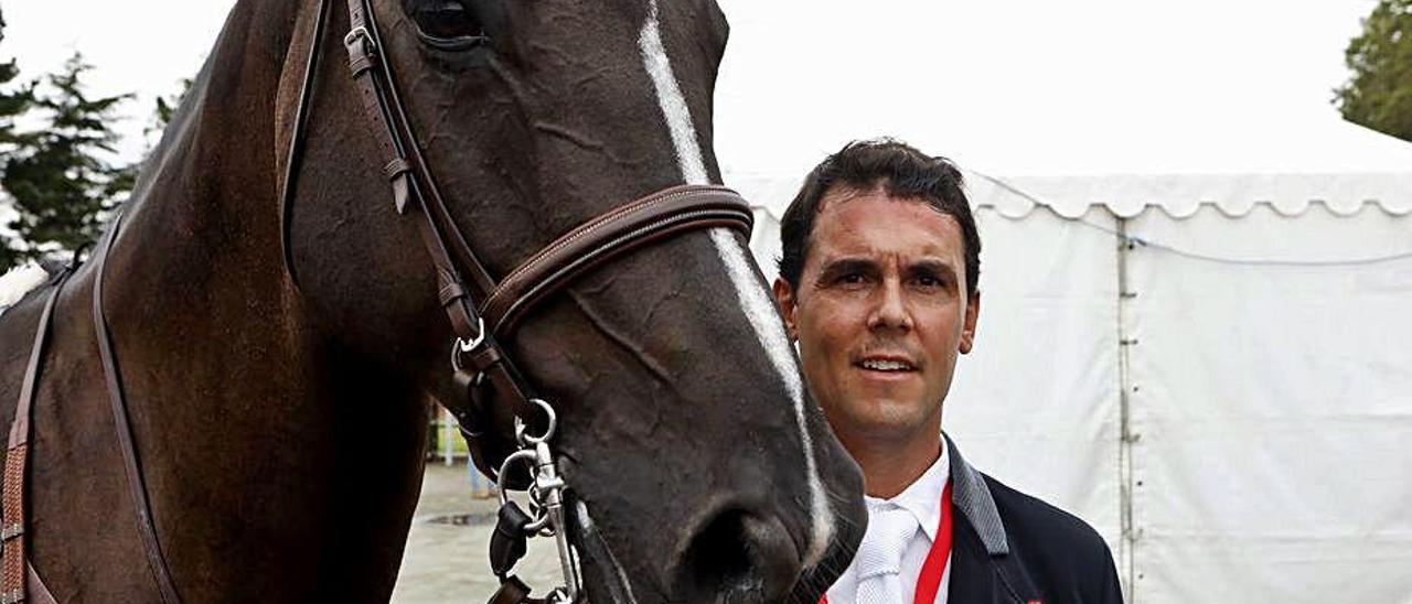 Sergio Álvarez Moya, con el caballo &quot;Astrale de Lunay&quot;.