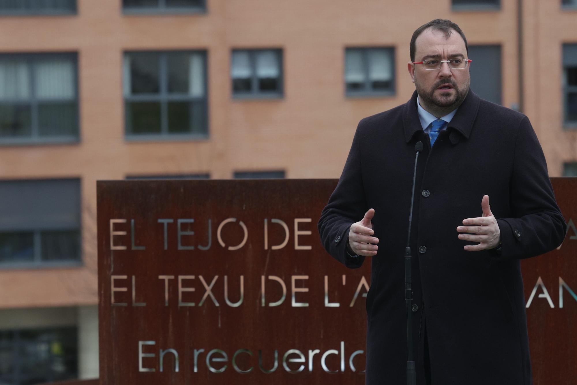 Homenaje a los fallecidos por covid en Asturias