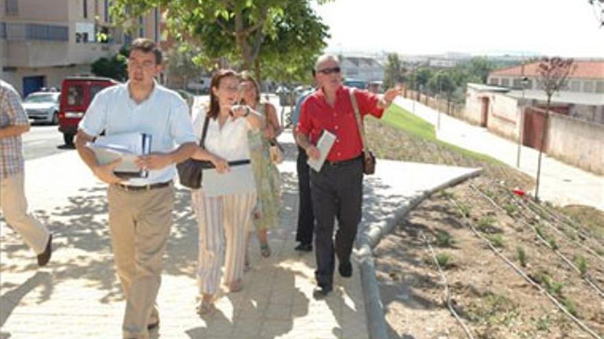 Un talud en el parque de Río Tíber motiva las críticas del PP al proyecto