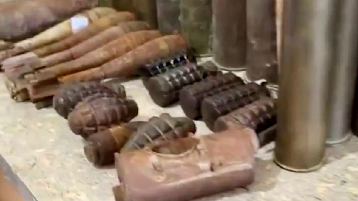 Arsenal de armas de la Guerra Civil desmantelado en Miami Platja
