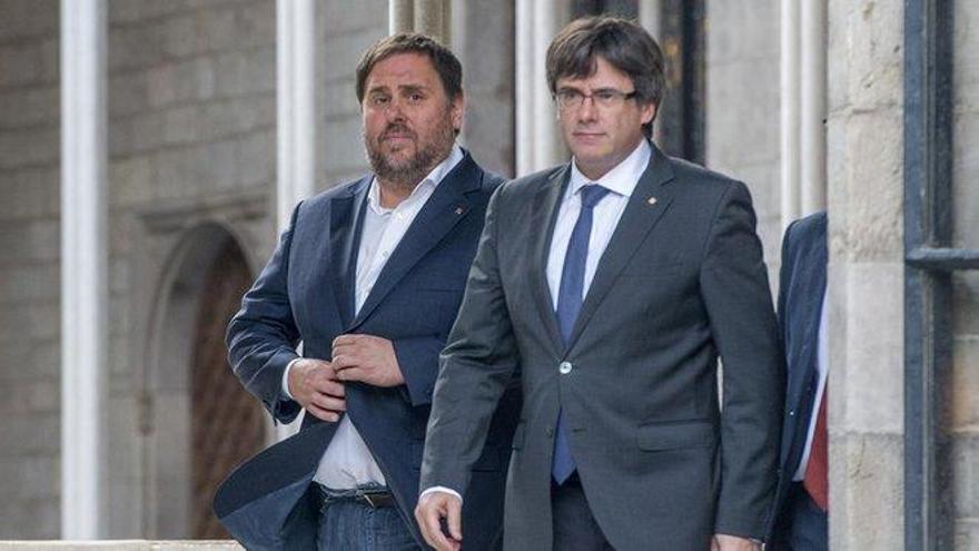 Puigdemont irá al debate de TV-3: &quot;Si Junqueras está, yo también&quot;