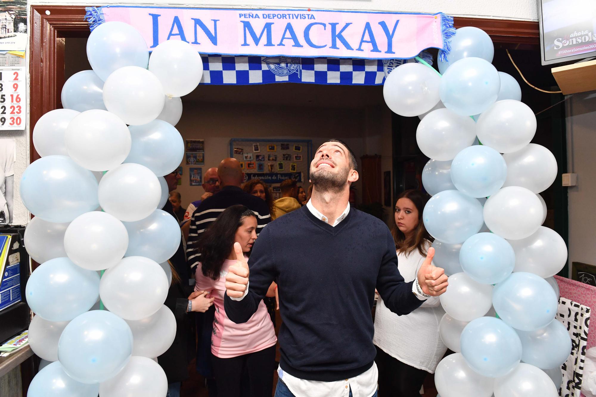 Inauguración de la peña Ian Mackay