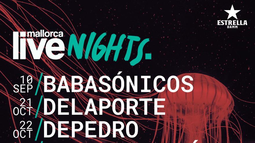 Las Mallorca Live Nights regresan en septiembre con Delaporte, Quique González, Rufus T. Firefly, Morgan y Babasónicos entre otros