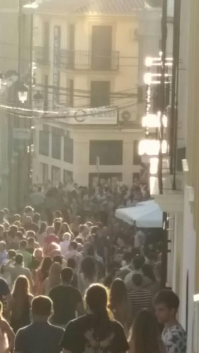 Explosión en el centro de Vélez-Málaga