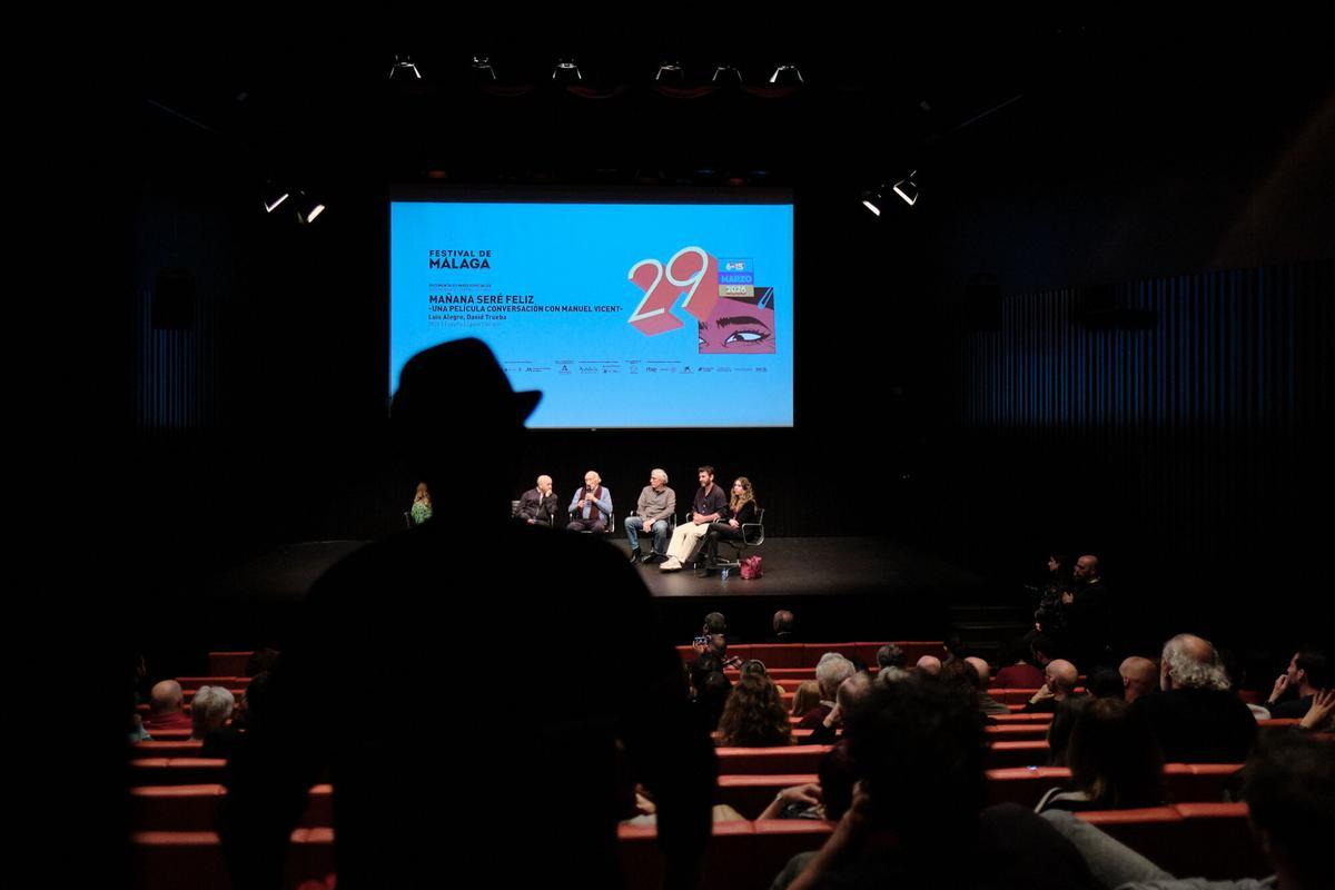 Presentación de la película 'Mañana seré feliz' con Manuel Vicent de Luis Alegre y David Trueb
