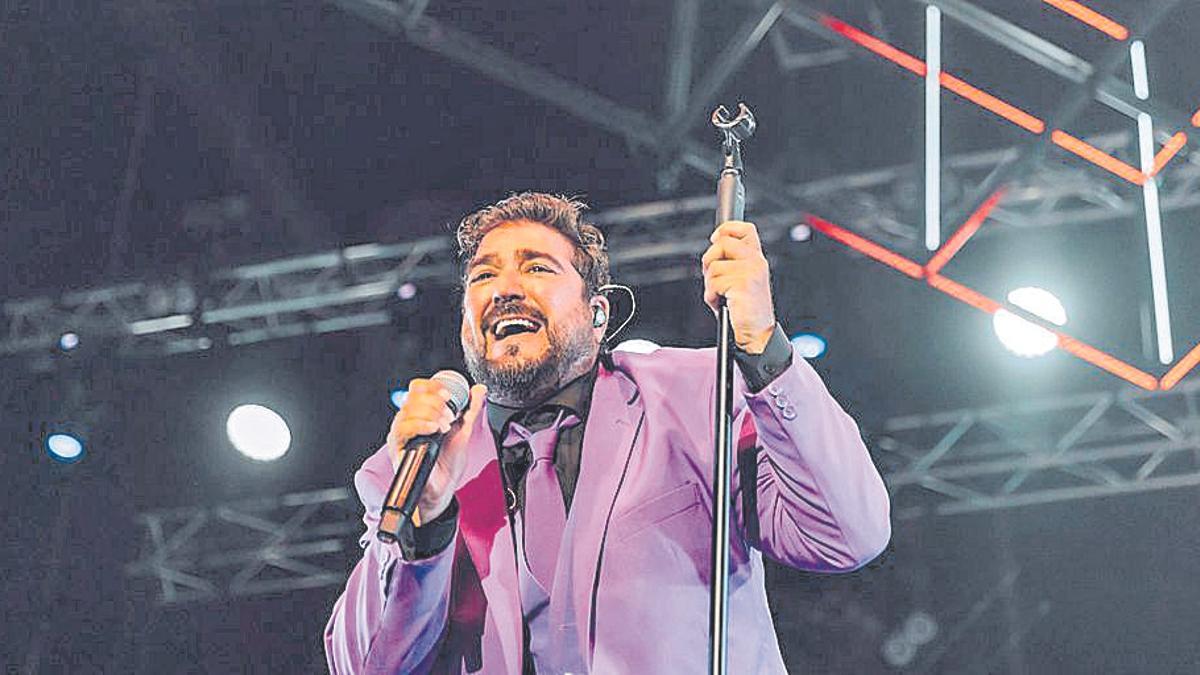 Antonio Orozco, durant el seu concert a Sons del Món.