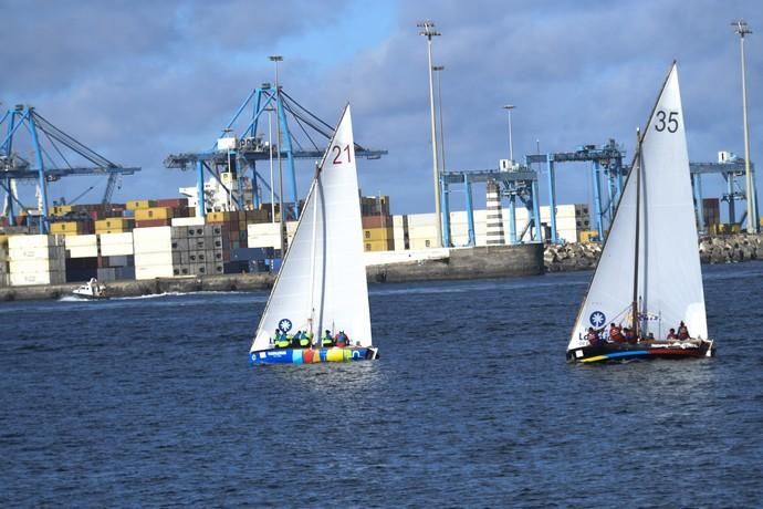 21-09-19 DEPORTES. BAHIA DEL PUERTO. LAS PALMAS DE GRAN CANARIA. Vela latina. Desempate Guanche-Tomás Morales por el título del Campeonato. Fotos: Juan Castro.  | 21/09/2019 | Fotógrafo: Juan Carlos Castro