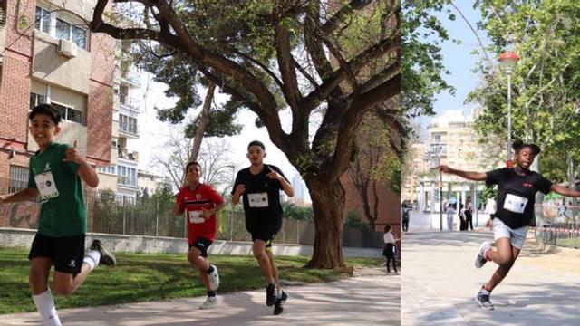 Algunos instantes de la carrera solidaria. | L.O.