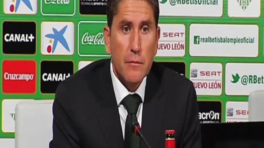 Juan Carlos Garrido ya es entrenador del Betis