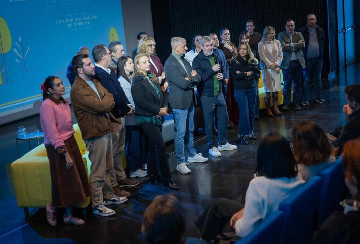 Un momento de la convención insular de CC en Tenerife.