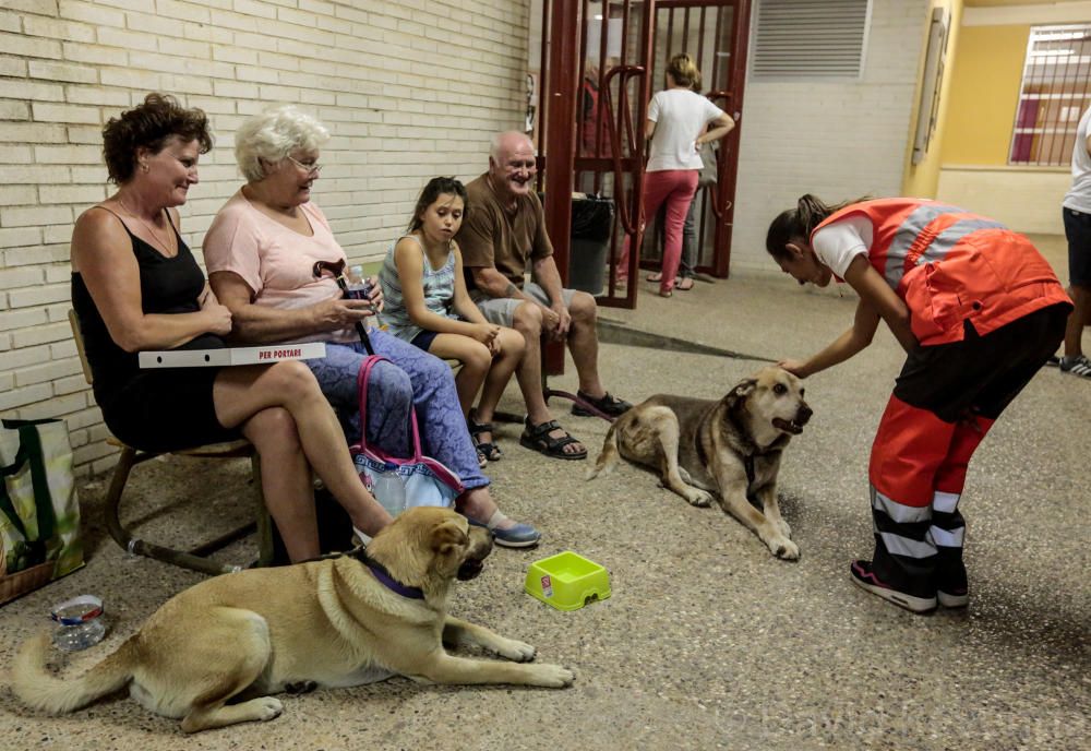 Desalojan a centenares de personas en Xàbia por un incendio que avanza sin control