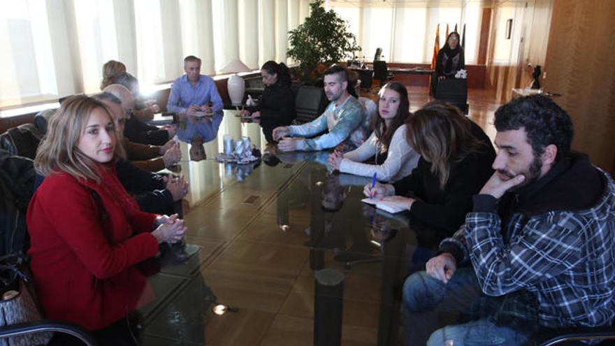 Reunión en el Consell el pasado 10 de diciembre.